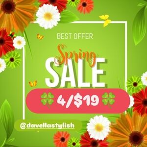 🍀Bundle🍀4/$19🍀items for Spring Sale❤️